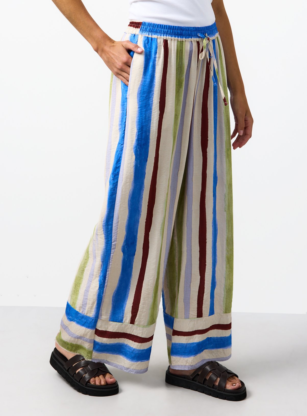 Ultra Wide Stripe Trousers  8 - Image 2 thumbnail
